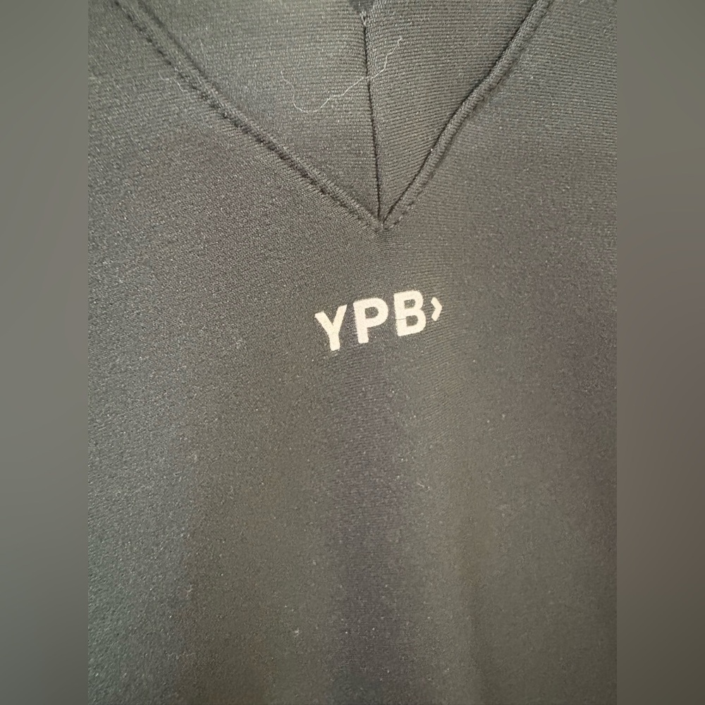 Abercrombie  & Fitch YPB Classic Black Sleeveless V-Neck Mini Dress Skort - Picture 6 of 9